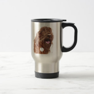 Schokolade Labradoodle #1 Reise-Tasse Reisebecher