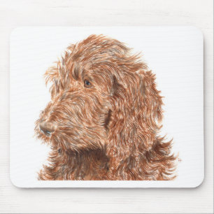 Schokolade Labradoodle Mousepad