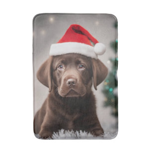 Schokolade Labrador Badematte