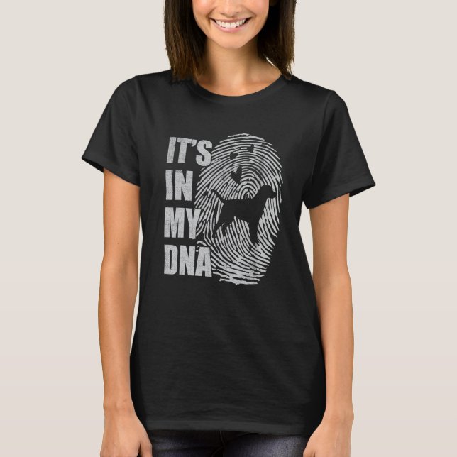 Schokolade Labrador DNA Hunde Mama Vater Hund T-Shirt (Vorderseite)