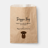 Schokolade Labrador Doggie Tasche für Hochzeit, Ge