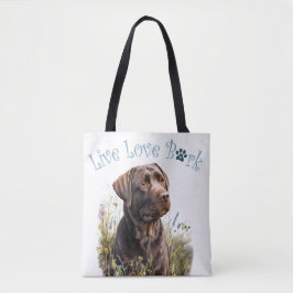 Schokolade Labrador Hunde Mama Tasche