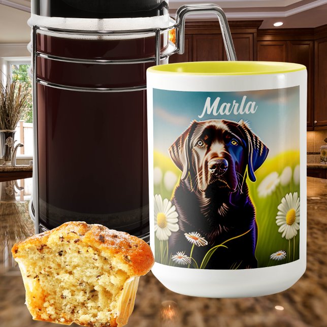Schokolade Labrador im Milchbereich Tasse (Von Creator hochgeladen)