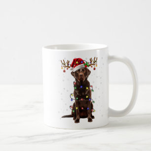 Schokolade Labrador Labrador Weihnachtsbaum Light  Kaffeetasse
