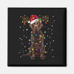 Schokolade Labrador Labrador Weihnachtsbaum Light Magnet
