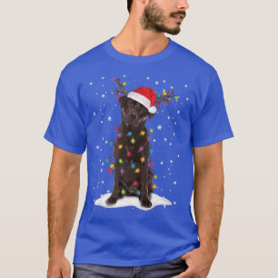 Schokolade Labrador Labrador Weihnachtsbaum Light  T-Shirt