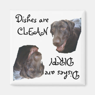 Schokolade Labrador Magnet