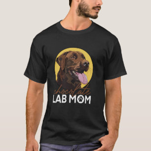 Schokolade Labrador Mama Brown Labrador Retriever  T-Shirt