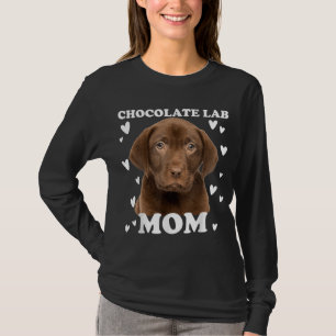 Schokolade Labrador Mama Mummy Mama Mama Mama Moth T-Shirt