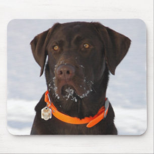 Schokolade Labrador Mousepad