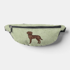 Schokolade Labrador Retriever Braun Labrador Grün Bauchtasche