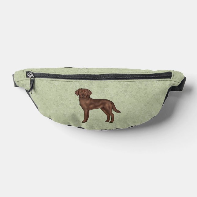 Schokolade Labrador Retriever Braun Labrador Grün Bauchtasche (Ablage )