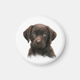Schokolade Labrador Retriever Brown Magnet