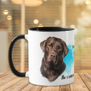 Schokolade Labrador Retriever Dog Loyal Friend Tasse