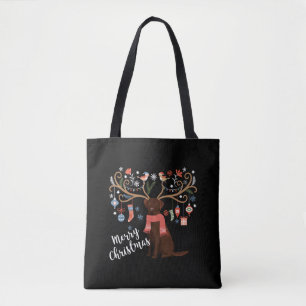Schokolade Labrador Retriever Dog Weihnachten Tasche