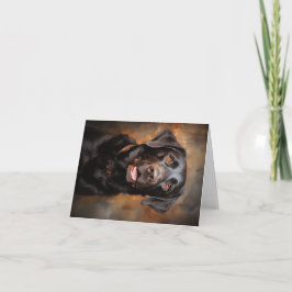 Schokolade Labrador Retriever Feiertagskarte