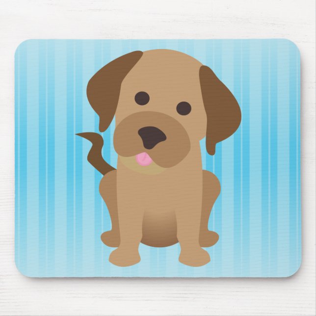 Schokolade Labrador retriever Mousepad (Vorne)