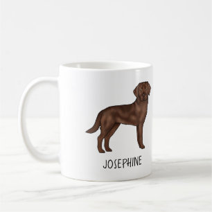 Schokolade Labrador Retriever Niedlich Labrador In Kaffeetasse