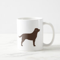 Schokolade Labrador Retriever Silhouetten