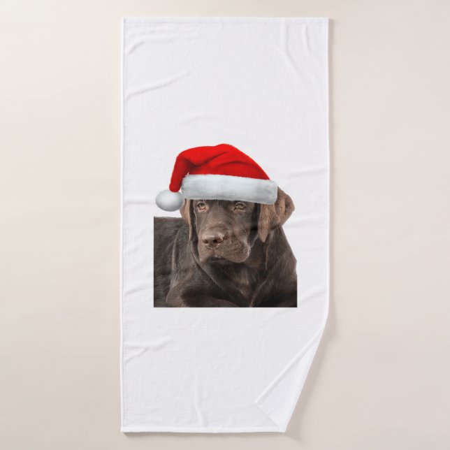 Schokolade Labrador Shirt Labrador Retriever Dog C Badehandtuch (Badehandtuch)