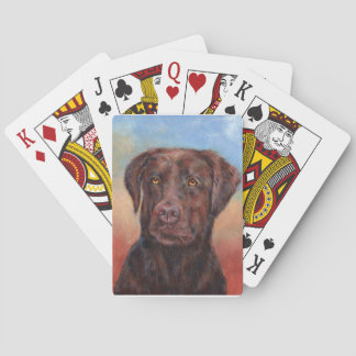 Schokolade Labrador Spielkarten