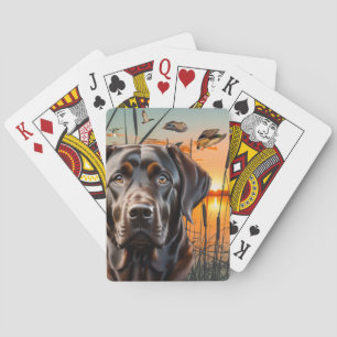 Schokolade-Labrador-Spielkarten, Labrador Spielkarten