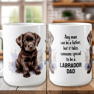 Schokolade Labrador Vater - Labrador Vater Kaffeetasse