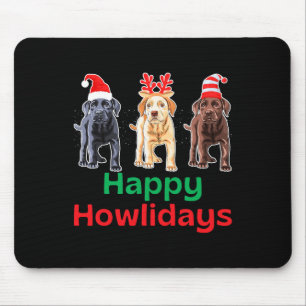 Schokolade-Labrador-Weihnachtsfeier Mousepad