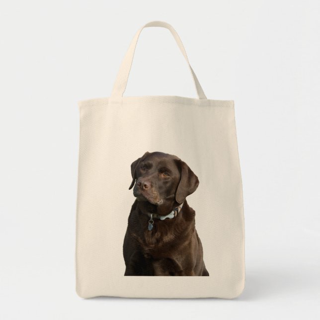 Schokolade Labrador Welpe Hund Brown Labrador Retr Tragetasche (Vorne)
