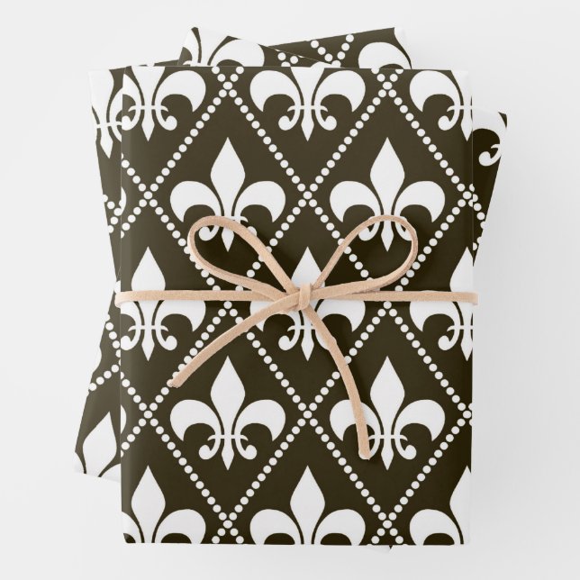 Schokolade Lilie Geschenkpapier Set (Beispiel)