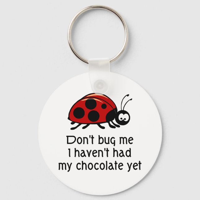 Schokolade Lover Ladybug Schlüsselanhänger (Vorderseite)