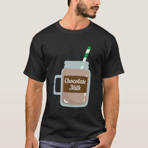 Schokolade Milch Niedliche Molkereiliebhaber Funny T-Shirt