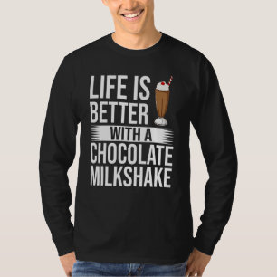 Schokolade Milchshake Milch Choco Shake Drink T-Shirt
