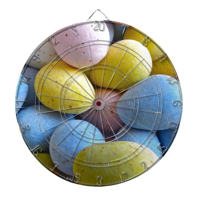 Schokolade-Mini-Eier Dartscheibe (vorne)