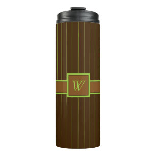 Schokolade mit Limonem Pinstripes-Thermaltumbler Thermosbecher