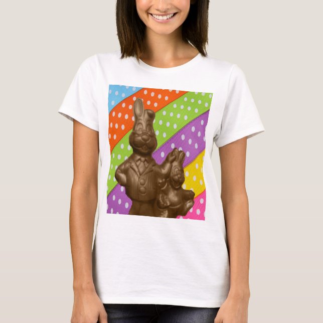 Schokolade Oaster Bunnies T-Shirt (Vorderseite)