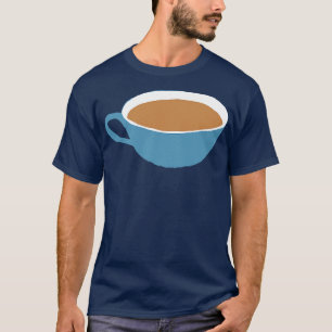 Schokolade oder Kaffeebecher Grafik T-Shirt