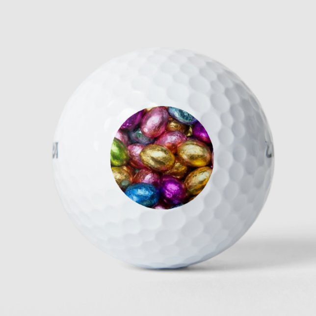 Schokolade Ostereier Golfball (Vorderseite)