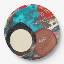 Schokolade Pappteller