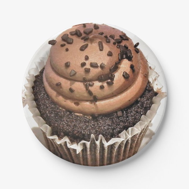 Schokolade Pappteller (Vorderseite)