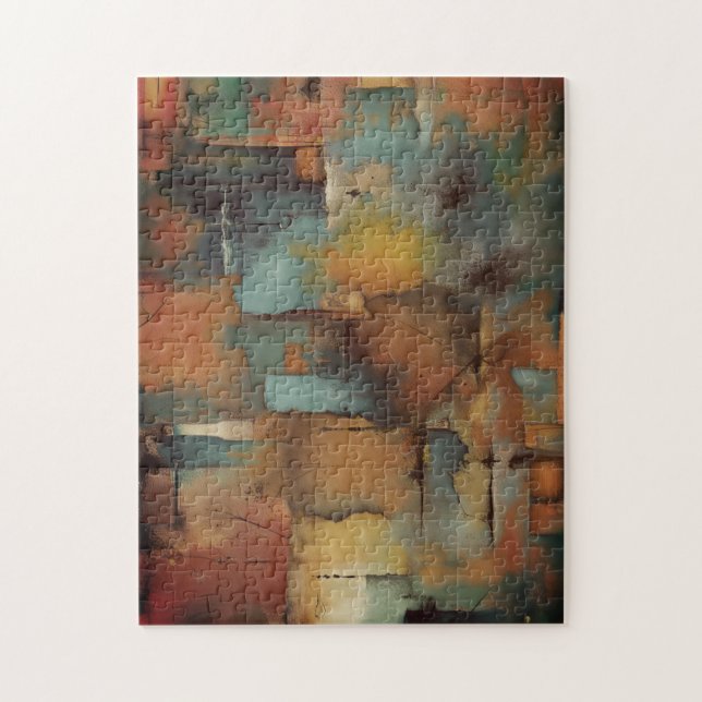 Schokolade Patchwork Abstrakt (Vertikal)