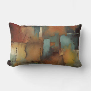 Schokolade Patchwork Abstrakt Lendenkissen