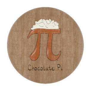 Schokolade Pi Niedlich Mathe Pi Day Pie Cutting Bo Schneidebrett