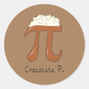 Schokolade Pi Niedlich Mathematik Pi Day Stickers