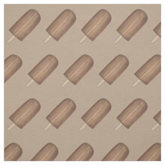 Schokolade Pop Fudgesikel Popsicle Eiscreme Stoff (Muster)
