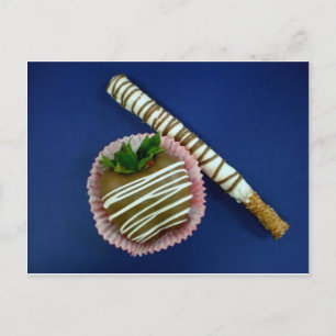 Schokolade Postkarte