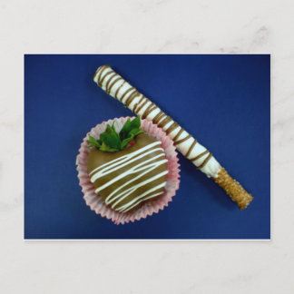 Schokolade Postkarte