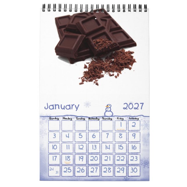 Schokolade, Schokolade Kalender (Jan 2027)