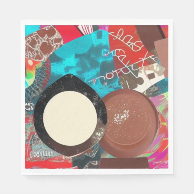 Schokolade Serviette (Vorderseite)