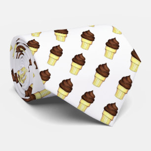 Schokolade Soft Serve Ice Creme Cone Feinschmecker Krawatte